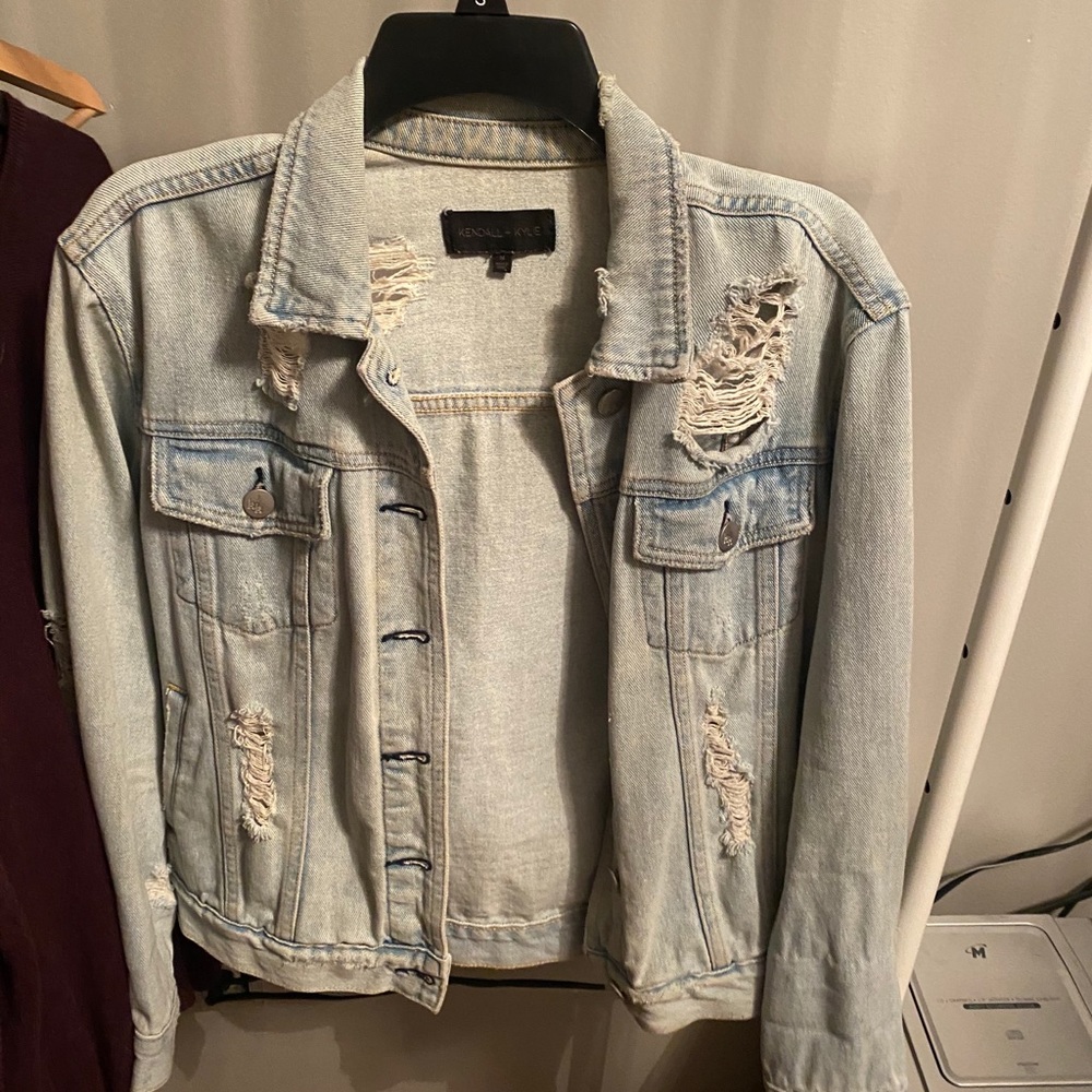 Kendall + Kylie jean jacket